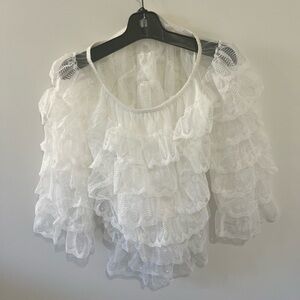 SHEILAY off the shoulder lace blouse size medium